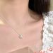 S Pure Silver Snow Mountain Rose Necklace, Niche Super Fairy Student Best Friend, High Beauty Temperament, Pearl_ipsvogv.com