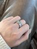 Chinese Cool Inlaid Feeling Style New With Emerald Zircon, A Two Fashion And Versatile Index Finger Ring For Women Zircon,_ipsvogv.com