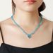 Fashion High-end Sense Niche Love Pendant Collarbone Chain Glass Rice Beads Handmade Beaded Necklace_ipsvogv.com