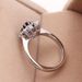 Fashion wedding jewelry Popular red zircon rose gold plated women's ring_ipsvogv.com