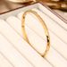 Japanese And Korean Temperament Turtle Face Cut Titanium Steel Bracelet, Trendy Female Personality, Curved_ipsvogv.com