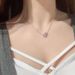 Love Forever Accompany The Heart Necklace Female Element Crystal Clavicle Necklace Female_ipsvogv.com