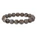 6/8/10mm Natural Flame Stone Bead Bracelet Domineering Hip Hop Punk Beaded Round Bead Bracelet For Men_ipsvogv.com