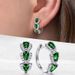 Cao Shike Laiyin Blue New Zircon Elegant Celebrity Accessories Magazine Earrings_ipsvogv.com