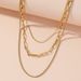 Snake Bone Chain Recomded, Three-layer Stainless Steel Necklace, Light Luxury, High-end, Niche Design Necklace For_ipsvogv.com