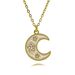 Round Oil Drop Eye Pendant Exaggerated Personality Necklace Clavicle Chain_ipsvogv.com