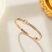 Titanium Steel 2022 Japanese And Korean Love Diamond Buckle Colorless Bracelet Jewelry_ipsvogv.com