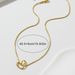 Stainless Jewelry Simple Hollow Heart Titanium Non Fading Women's Stainless Steel Necklace_ipsvogv.com