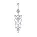 Women's Jewelry Zircon Tassel Belly Button Ring Belly Button Nail Piercing Jewelry_ipsvogv.com