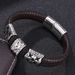 Fashion Trend Wristband Punk Leather Bracelet, Personalized Cool Men's Jewelry Hot Selling Item_ipsvogv.com