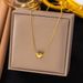 Minimalist INS Cool Style Love Pendant Non Fading Titanium Steel Necklace Clavicle Chain Personalized Female_ipsvogv.com