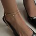 Women’s Jewelry Set Fashion Fashion Simple Retro Style Electroplated Pearl Malachite Summer Anklet_ipsvogv.com