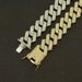 Hiphop Men's Cuban Gold Necklace 20mm Three Dimensional Diamond Thick Chain_ipsvogv.com