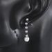 Jewelry For Women Korean And Japanese Style Natural Earrings High Gloss Rhinestone Accessories Pearl Necklace Two-Piece Set_ipsvogv.com