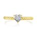 Simple single diamond ring female classic all match geometric zircon ring_ipsvogv.com