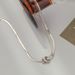 Titanium Steel Necklace Women's Full Diamond Round Ring Pendant, Fashionable And Versatile, High Grade, Double Layered_ipsvogv.com