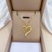 】 Alien 【 Love Letter Light Luxury Charm Gorgeous Full Diamond Necklace Women's Versatile Clavicle Titanium Steel Chain 【 】_ipsvogv.com