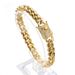 Men's Jewelry Punk Encrypted Miami Titanium Steel Bracelet_ipsvogv.com
