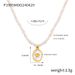French Minimalist And Elegant Temperament, Gentle Freshwater Pearl Jewelry Inlaid With White Shells, Design Sense_ipsvogv.com