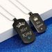 KING QUEEN Necklace Titanium Steel Couple Crown With Crystal Diamond Pendant_ipsvogv.com