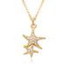 Retro Hot Girl Y2k Star Five Pointed Star Pendant Stacking Necklace Sweet Cool Micro Inlaid Copper Plated Niche Design Clavicle_ipsvogv.com