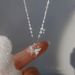 S Pure Silver Full Butterfly For Women, With A High-end Feel That Does Not Fade. 2024 Zircon Sparkling Diamond Necklace_ipsvogv.com