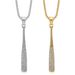 New Hip-Hop Trendy Diamond-Studded Baseball Bat Titanium Steel Necklace Pendant For Men And Women_ipsvogv.com