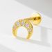 Women's Jewelry 925 Sterling Silver Geometric Diamond Opal Flat Head Thread Body Piercing Earrings Fashion Jewelry_ipsvogv.com