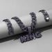 Cool Cuban Purple Letters King Pendant Necklace Hip-hop Full Diamond Jewelry_ipsvogv.com
