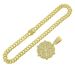 Trendy people full of diamonds, snowflake pendants, Cuban chain accessories, hip-hop nightclubs, personalized bouncing_ipsvogv.com