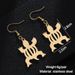 New African pendant earrings fashion hollow gold stainless steel earrings earrings_ipsvogv.com