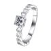 Sanjie Summer Heart Shaped Women's Zircon Fashion Niche Design Sense Ring Simple Jewelry_ipsvogv.com
