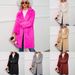 Women's Clothing F0626 fashion casual suit collar fur coat plush long coat autumn and winter coat_ipsvogv.com