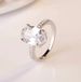 New 3 Carat Pigeon Egg Moissanite Four Claw High End White Copper Ring Wedding Proposal Birthday Gift For Women_ipsvogv.com