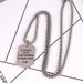 Chaoren Hip Hop Accessories Titanium Steel Letter Necklace Men's Hiphop Pendant Personalized Military Brand ins Bounce_ipsvogv.com