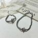 Asymmetric Tassel Belt Buckle Choker Sparkling Diamond Cool Style With Niche Design, High-end Non Fading Necklace_ipsvogv.com