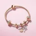 Real Sterling Sier Beads Snake Chain Bracelet Rose Gold Wire Fit Original Pandra Bead Charm Women Jewelry 2022_ipsvogv.com