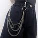 Jewelry New Five-pointed Star Waist Chain Accessories Metal Chain Ring Trouser Chain Retro Multi-layer Spot_ipsvogv.com
