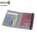 RFID Anti-theft Brush Passport Bag PU Leather Cover Simple And Stylish Multifunctional Document Bag For Overseas Travel Passport Clip_ipsvogv.com