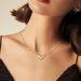 Light Luxury Fashion All Match Micro Inlaid Zircon Water Drop V Shaped Necklace Female Personality Exquisite Super Flash Advanced Clavicle Chain_ipsvogv.com