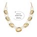 Fashion Thick Chain Necklace Female Transparent Resin Double Alloy Metal Short Clavicle Chain_ipsvogv.com