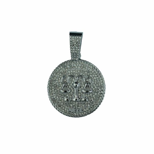 Hot Selling New Product Libra Disk Constellation Pendant Symbolizes The Principle Of Fairness And Justice, Hip-hop_ipsvogv.com