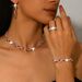 Women’s Jewelry Set Fashion Temperament Black Crystal Necklace Female Niche High End Design Clavicle Chain Trendy Temperament Short Neck Necklace_ipsvogv.com