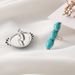 Hot Selling Handmade Bohemian Style Turquoise 2-piece Set Ring_ipsvogv.com