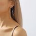 11659 simple and exaggerated asymmetrical metallic ZA niche curved alloy earrings for women_ipsvogv.com