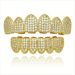 Hip Hop Copper Zircon Micro Inlaid Halloween Personality Exaggerated Hiphopgrills Braces_ipsvogv.com