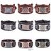 Punk Men PU Slavic Axe Wristband Hip Hop Viking Braided Leather Bracelet_ipsvogv.com