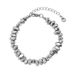 New Handmade Adjustable Irregular Black Chalcedony Beaded Bracelet Men's Jewelry_ipsvogv.com