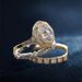 Sanjie's New Fashionable Jewelry, Full Circle Geometric Ring, Three Piece Set For Women's Jewelry_ipsvogv.com