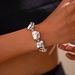 Fashionable Exaggerated Irregular CCB Beaded Women's Personalized Geometric Round Bead Bracelet_ipsvogv.com